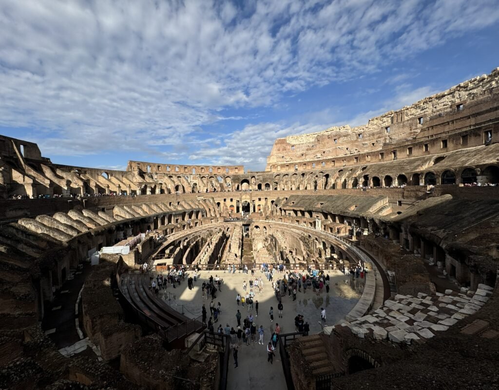 Inside of the Colosseum
